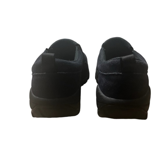 LANDS’ END Comfortable Slip On Suede Walking Shoes in Classic Black Size 8 - Picture 5 of 7